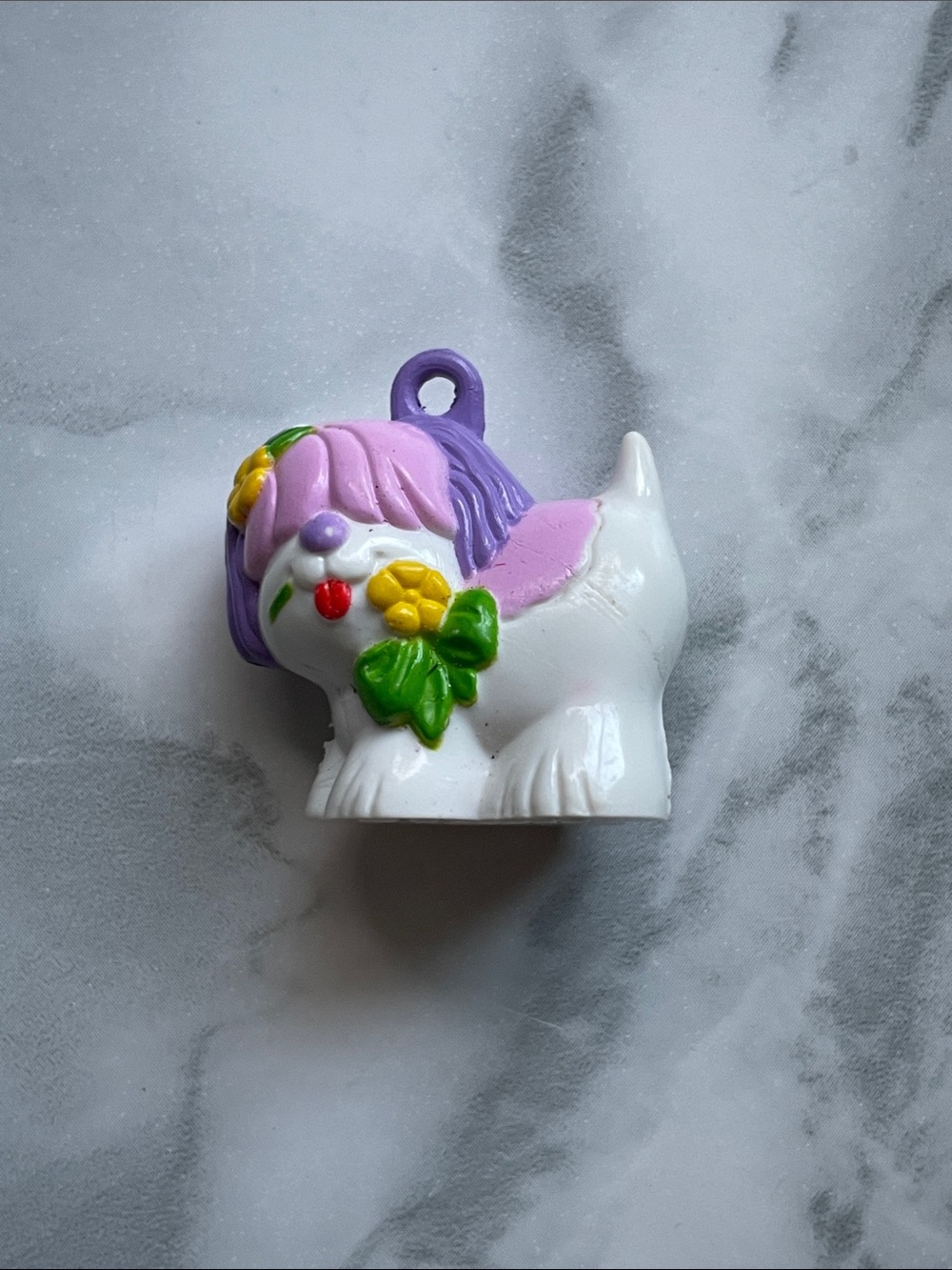 Vintage Charmkins - Dog Buttercup Keychain Charm